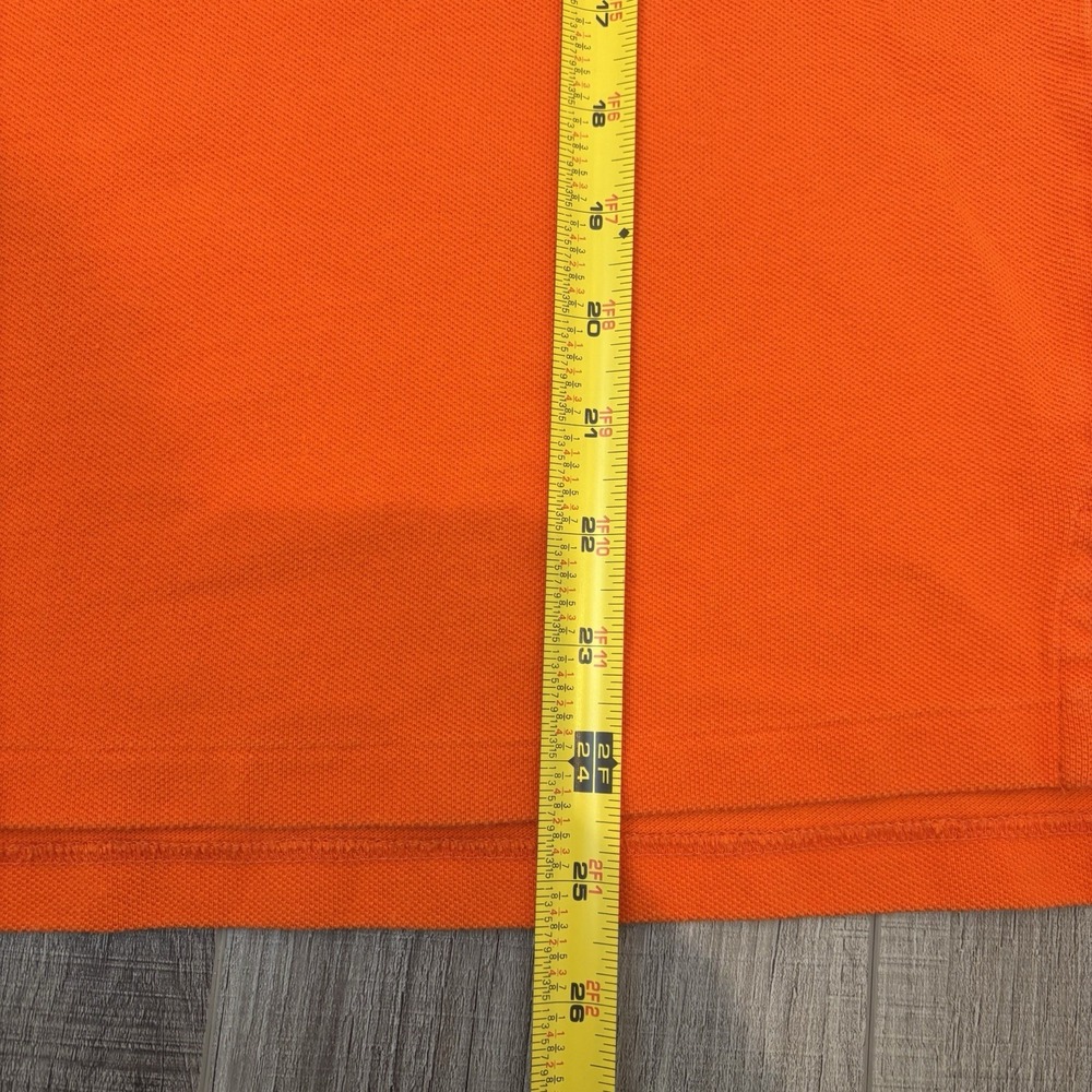 Polo Ralph Lauren Kids Youth Boys Polo Shirt Orange‎ Size L 16/18 Green Pony - Picture 8 of 8